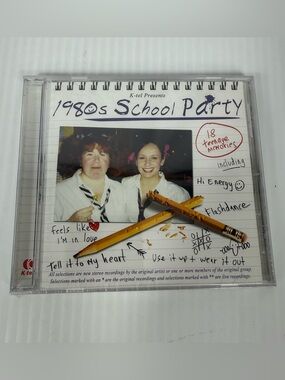 K-tel Presents 1980s School Party 18 Teenage Memories Music Cd Collection NWT